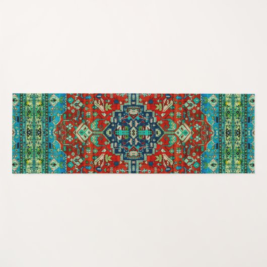 Kleurig Perzisch bewegend tapontwerp 2 Yogamat (Voorkant (horizontaal))