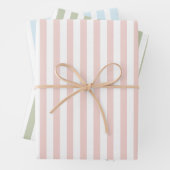 Kleurig Pinky Green Blue Wrapping Paper (In situ)