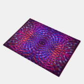 Kleurig psychedelisch patroon deurmat (Schuin)