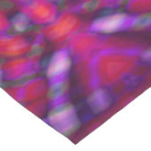 Kleurig psychedelisch patroon korte tafelloper (Hoek)