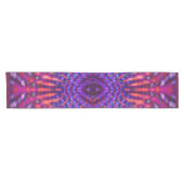 Kleurig psychedelisch patroon korte tafelloper (Horizontaal)