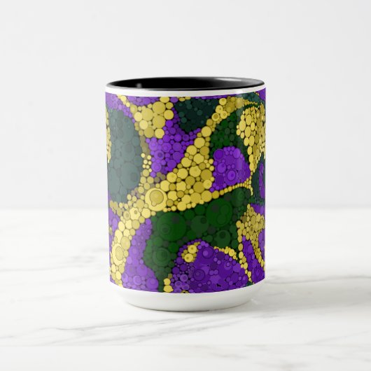 Kleurig puntpatroon van polka mok (Midden)