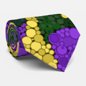 Kleurig puntpatroon van polka stropdas (Opgerold)