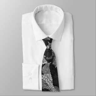 Kleurig puntpatroon van polka stropdas