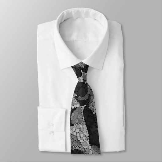 Kleurig puntpatroon van polka stropdas (Gebonden)