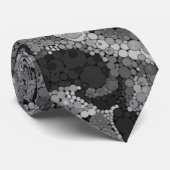 Kleurig puntpatroon van polka stropdas (Opgerold)