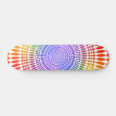 Kleurig radiaal ontwerp: Skateboard (Horizontaal)