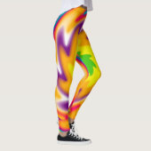 Kleurig radiaal patroon leggings (Rechts)