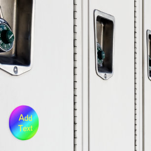 Kleurig regenbooggroen blauw Paars mengsel Magneet