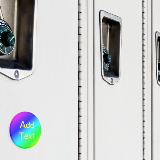 Kleurig regenbooggroen blauw Paars mengsel Magneet (Insitu (Kluis))