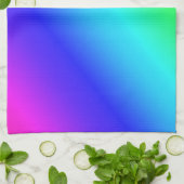 Kleurig regenbooggroen blauw Paars mengsel Theedoek (Gevouwen)