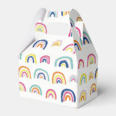 Kleurig regenboogpatroon bedankdoosjes (Achterkant)