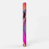 Kleurig regenboogvormig retroflectief abstract ont Case-Mate iPhone case (Achterkant/rechts)