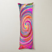 Kleurig regenboogvormig retroflectief abstract ont lichaamskussen (Achterkant (Verticaal))