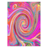 Kleurig regenboogvormig retroflectief abstract ont tafelkleed (Voorkant)