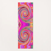 Kleurig regenboogvormig retroflectief abstract ont yogamat (Voorkant)