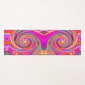 Kleurig regenboogvormig retroflectief abstract ont yogamat (Voorkant (horizontaal))
