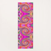 Kleurig regenboogvormig retroflectief abstract ont yogamat (Achterkant)