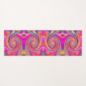 Kleurig regenboogvormig retroflectief abstract ont yogamat (Voorkant (horizontaal))