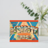 Kleurig Rehoboth Beach  Briefkaart (Staand voorkant)