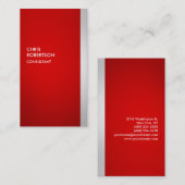 Kleurig rood grijs aantrekkelijk Visitekaartje (Voorkant / Achterkant)