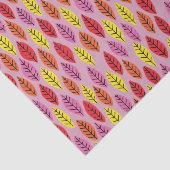 Kleurig roze, helder bladpatroon tissuepapier (Detail)