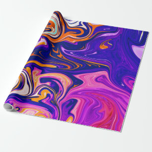 Kleurig schilderen Beste kunst, modern abstract Cadeaupapier