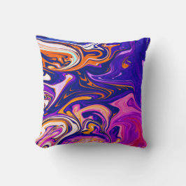 Kleurig schilderen | Beste kunst, modern abstract Kussen