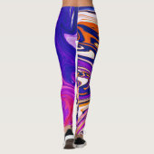 Kleurig schilderen | Beste kunst, modern abstract Leggings (Achterkant)