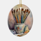 Kleurig schilderen keramisch ornament (Rechts)