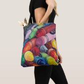 Kleurig schilderij tote bag (Dichtbij)