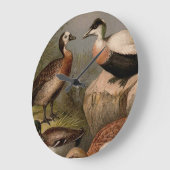 Kleurig  schilderij van eenden grote klok (Hoek)
