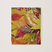 Kleurig Shiny Red | Gele kleppen Legpuzzel (Verticaal)