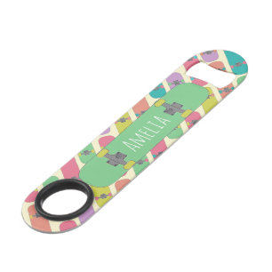 Kleurig Skateboard Patroon op maat Speed Flessenopener