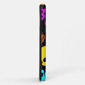 Kleurig Skulls-patroon in zwart Case-Mate iPhone Case (Achterkant/rechts)