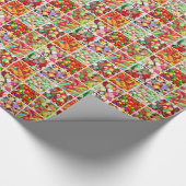 Kleurig snoep, verpakt papier (Hoek)