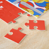 Kleurig softball legpuzzel (Zijkant)