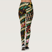 Kleurig Spaans plafond Leggings (Achterkant)