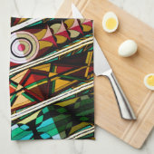 Kleurig Spaans plafond Theedoek (Quarter Fold)