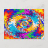Kleurig spiraal ontwerp: briefkaart (Voorkant)