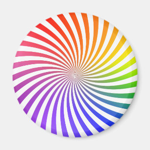 Kleurig spiraal ontwerp: magneet