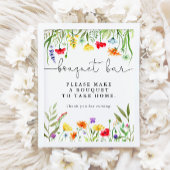 Kleurig staafje voor bloemkool, Wilde bloem Poster