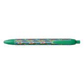 Kleurig stip patroon zwarte inkt pen (Achterkant)