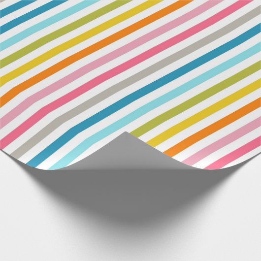 Kleurig strooppapier cadeaupapier (Hoek)