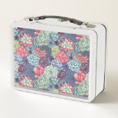 Kleurig Succulent Patroon (Achterkant)