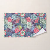 Kleurig Succulent Patroon Bad Handdoek (Handdoek)