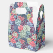 Kleurig Succulent Patroon Bedankdoosjes (Geopend)