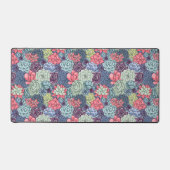 Kleurig Succulent Patroon Bureaumat (Voorkant)