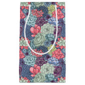 Kleurig Succulent Patroon Klein Cadeauzakje (Voorkant)