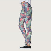 Kleurig Succulent Patroon Leggings (Links)